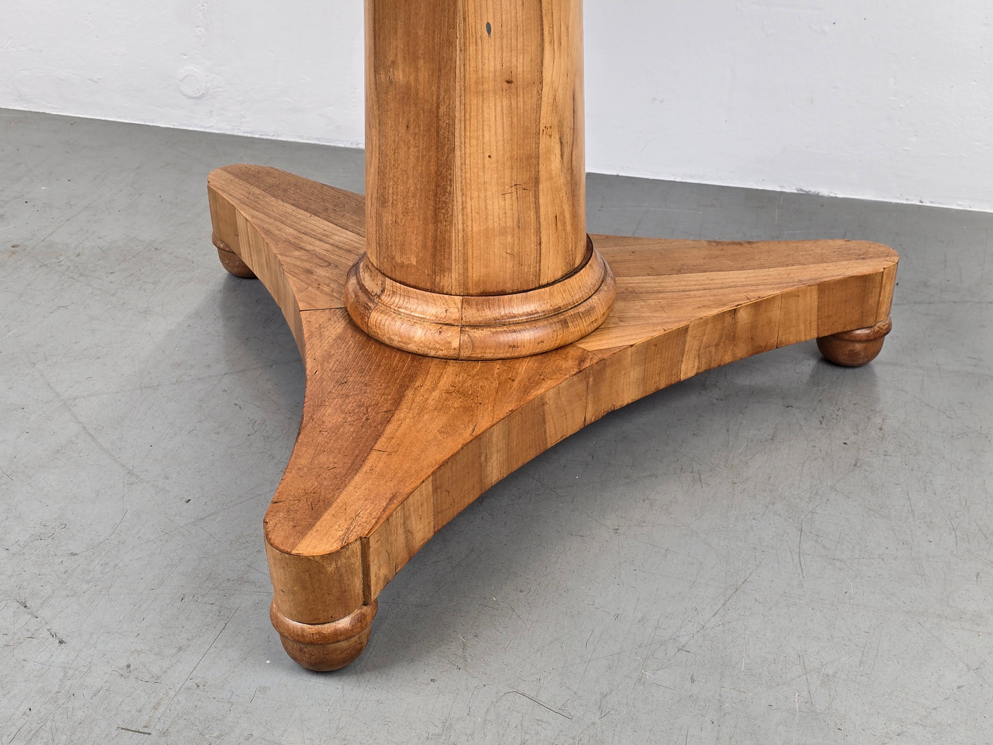 VINTAGE ESSTISCH RUND holz küche tisch esszimmer antik biedermeier