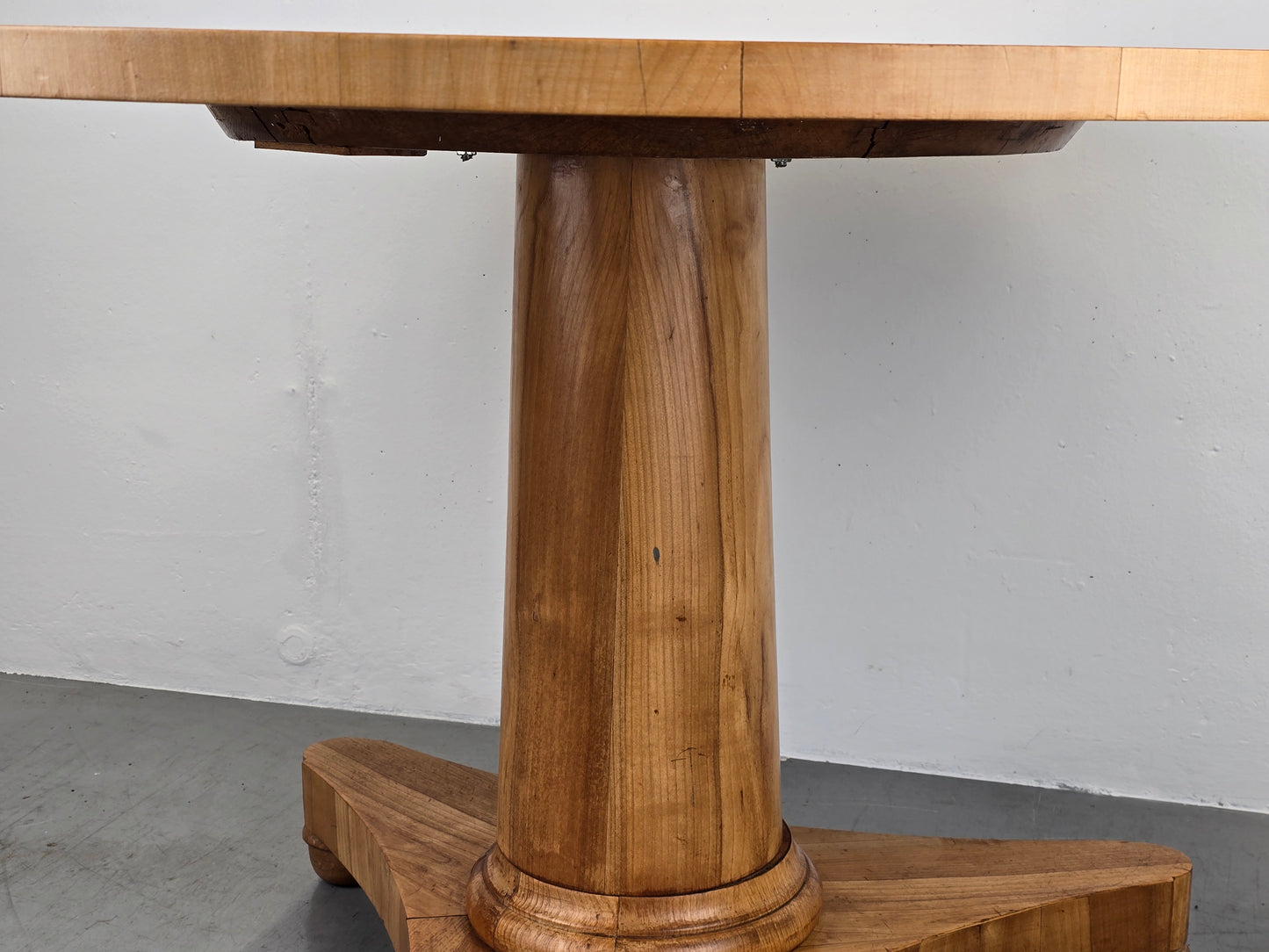 VINTAGE ESSTISCH RUND holz küche tisch esszimmer antik biedermeier