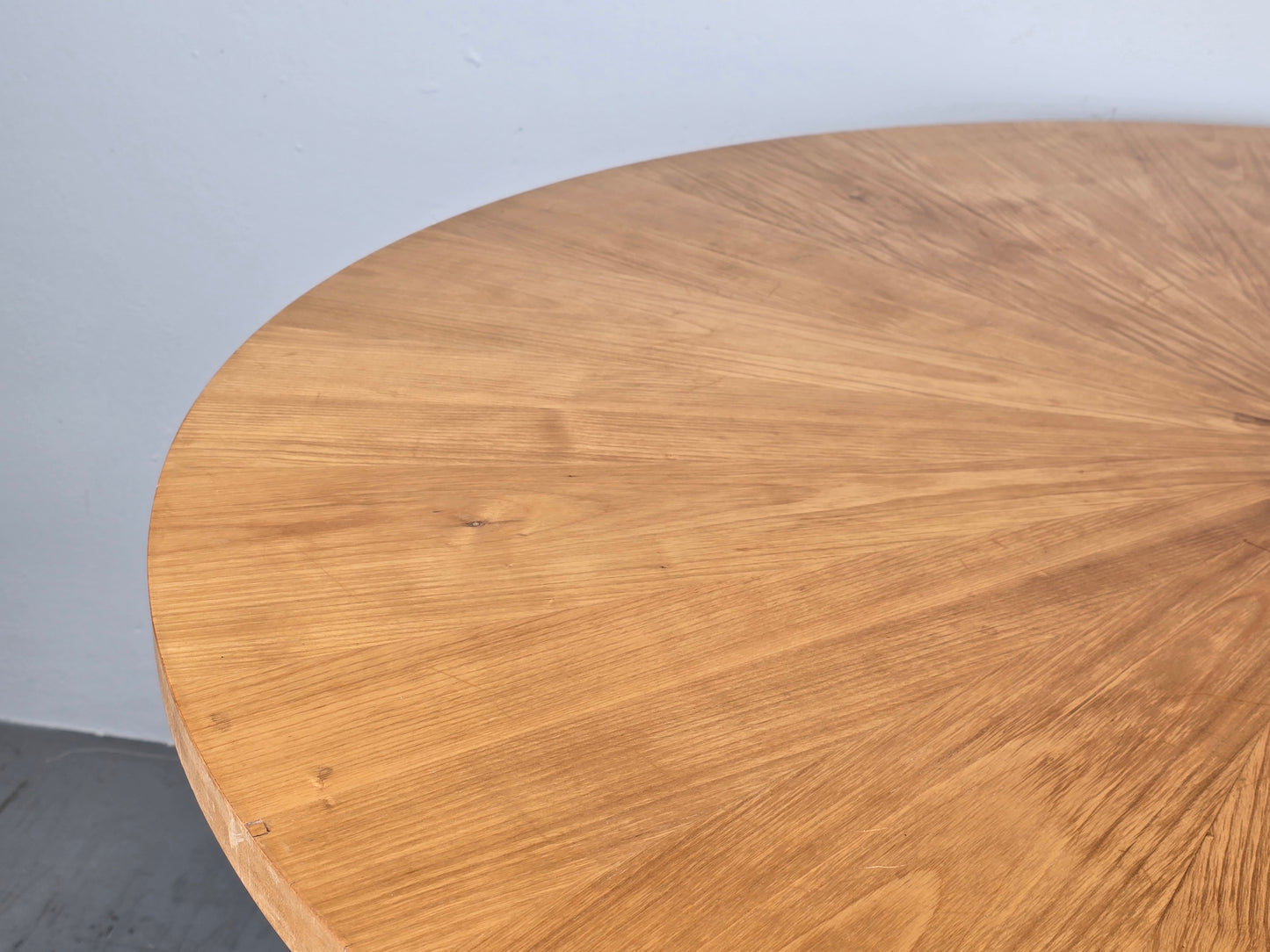 VINTAGE ESSTISCH RUND holz küche tisch esszimmer antik biedermeier