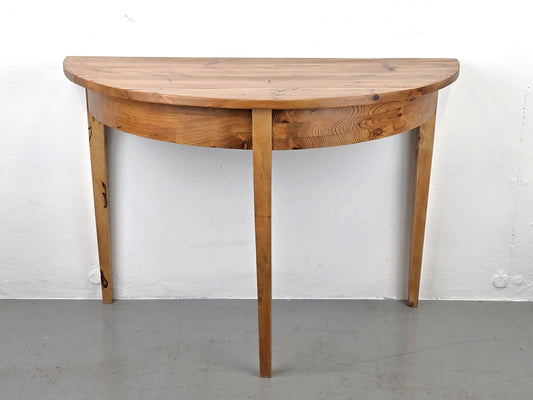 ESSTISCH HALBRUND demi lune holz küche vintage schreibtisch