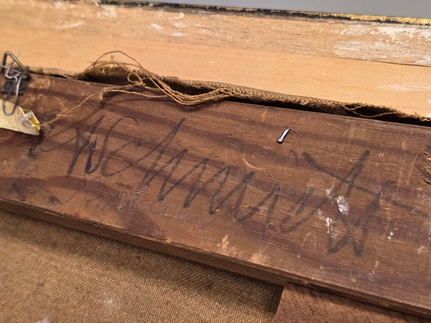 VINTAGE ÖLGEMÄLDE E.A: SCHMIDT bild gemälde kunst rahmen gold impressionismus