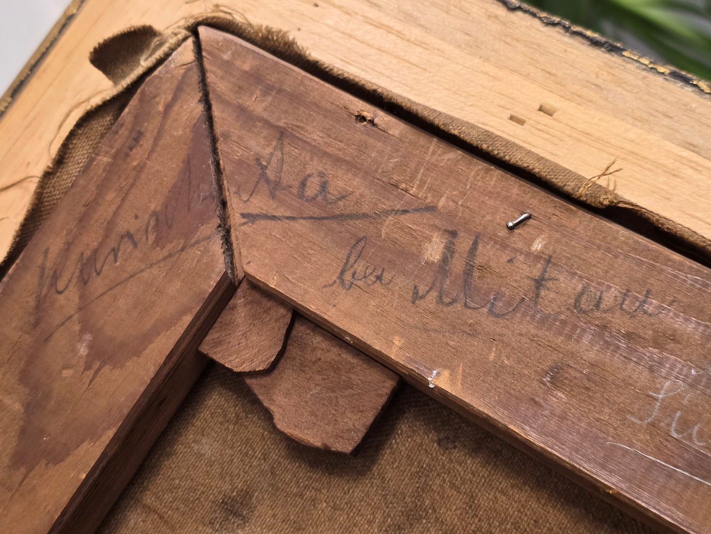 VINTAGE ÖLGEMÄLDE E.A: SCHMIDT bild gemälde kunst rahmen gold impressionismus