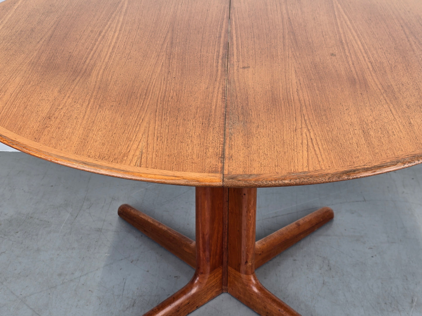 DYRLUND TEAK ESSTISCH tisch rund holz dänish vintage esszimmer küche