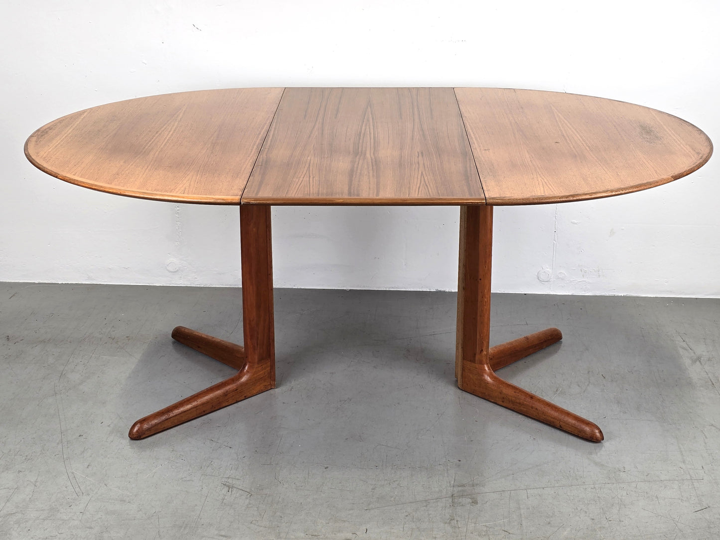 DYRLUND TEAK ESSTISCH tisch rund holz dänish vintage esszimmer küche