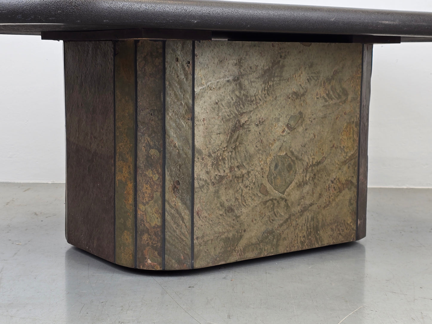 PAUL KINGMA COUCHTISCH tisch wohnzimmer brutalistisch beistelltisch stein