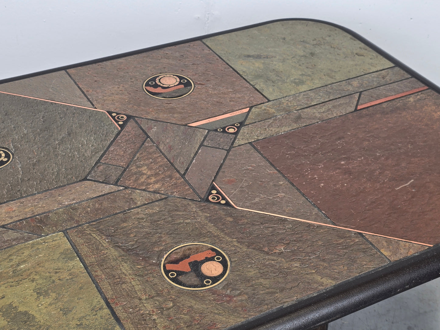 PAUL KINGMA COUCHTISCH tisch wohnzimmer brutalistisch beistelltisch stein