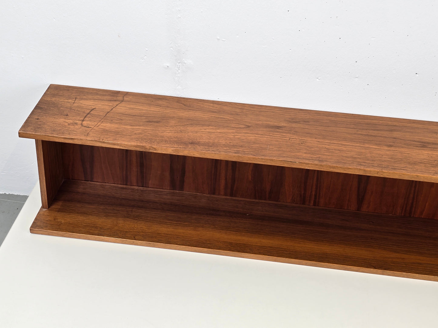 VINTAGE WANDREGAL regal holz nussbaum mid century bücher string