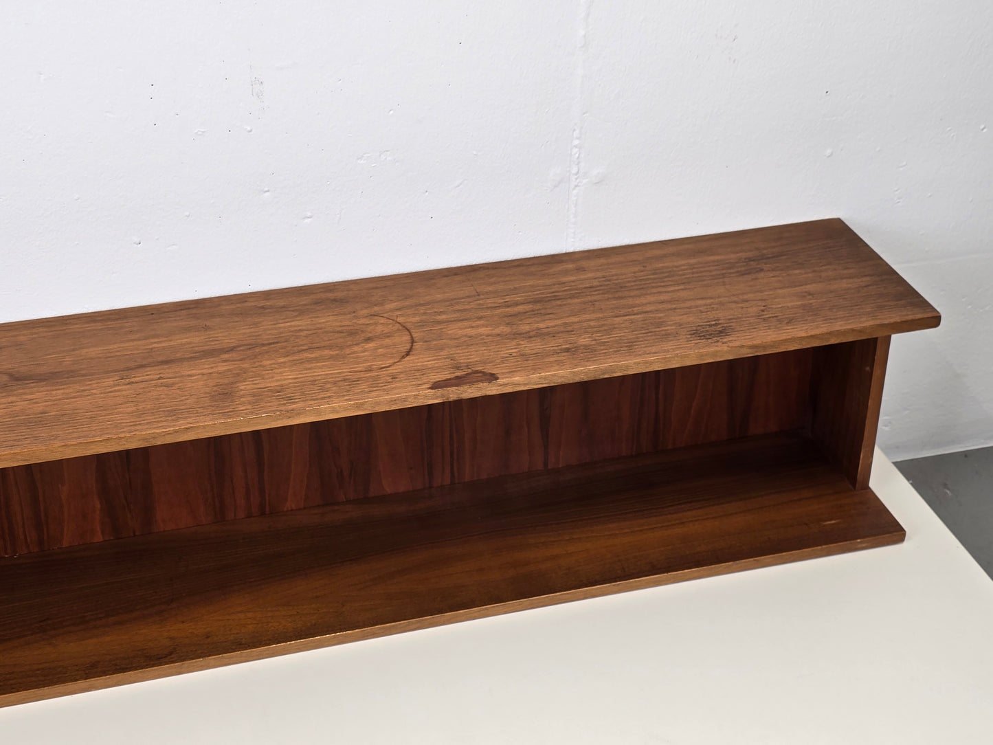 VINTAGE WANDREGAL regal holz nussbaum mid century bücher string