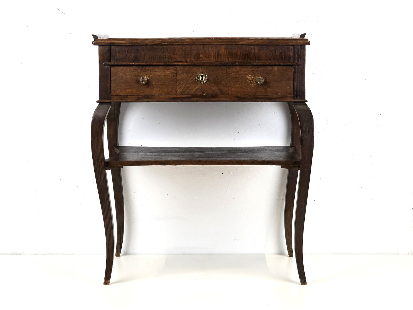 ANTIK KOMMODE holz ablage vintage tisch nachttisch flur eiche