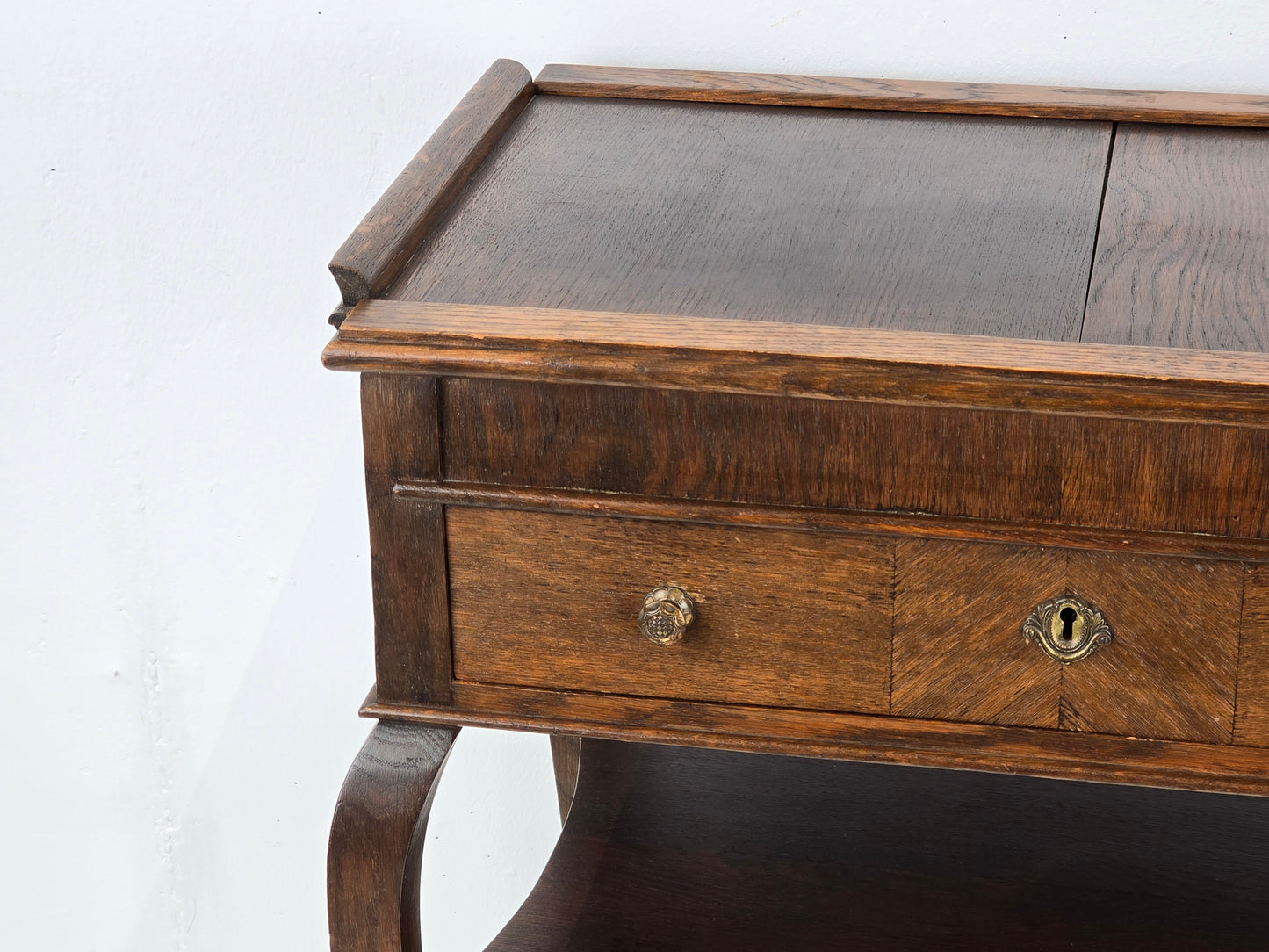 ANTIK KOMMODE holz ablage vintage tisch nachttisch flur eiche