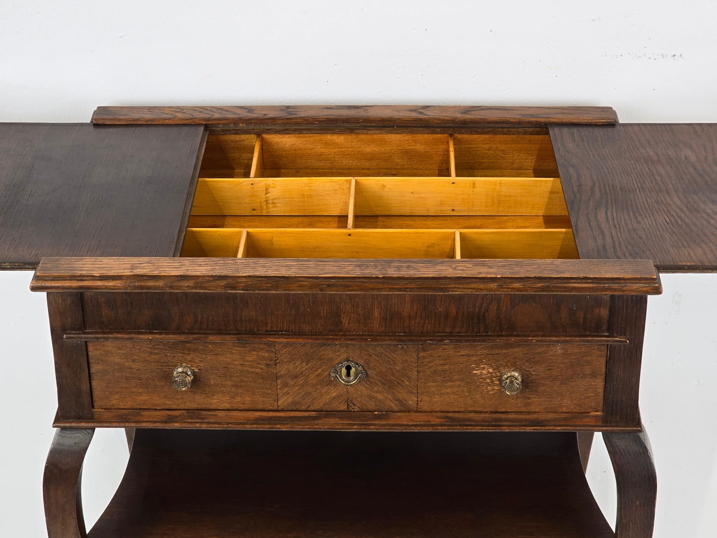 ANTIK KOMMODE holz ablage vintage tisch nachttisch flur eiche