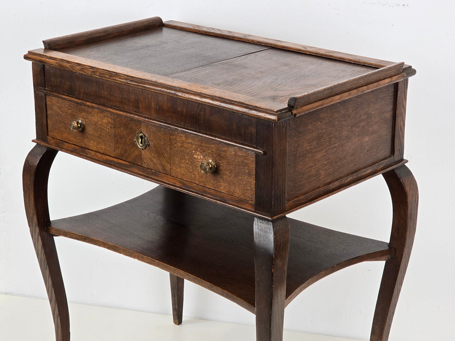 ANTIK KOMMODE holz ablage vintage tisch nachttisch flur eiche