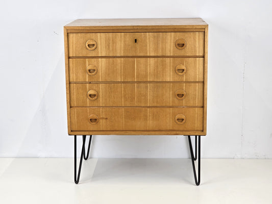 MUSTERRING KOMMODE schubladen sideboard holz vintage rüster mid century