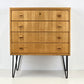 MUSTERRING KOMMODE schubladen sideboard holz vintage rüster mid century