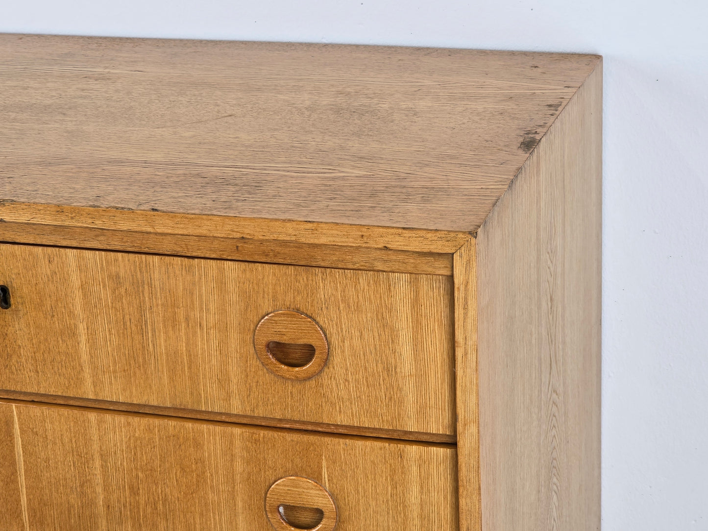 MUSTERRING KOMMODE schubladen sideboard holz vintage rüster mid century