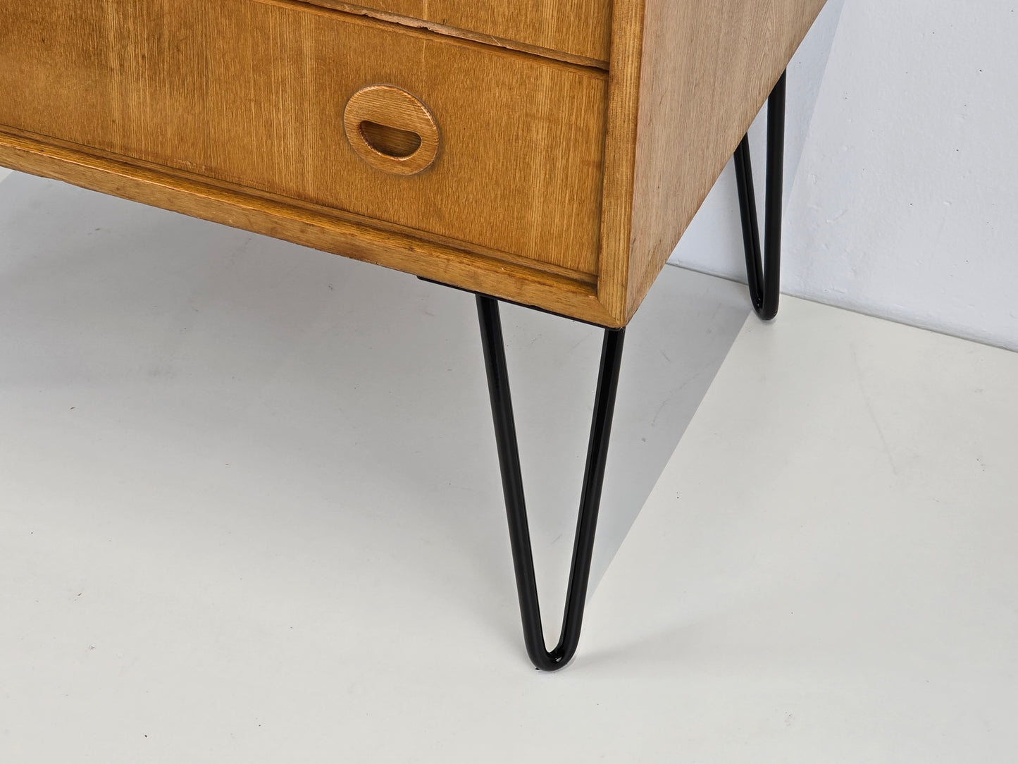 MUSTERRING KOMMODE schubladen sideboard holz vintage rüster mid century