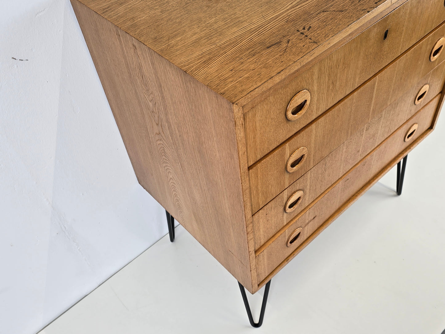 MUSTERRING KOMMODE schubladen sideboard holz vintage rüster mid century