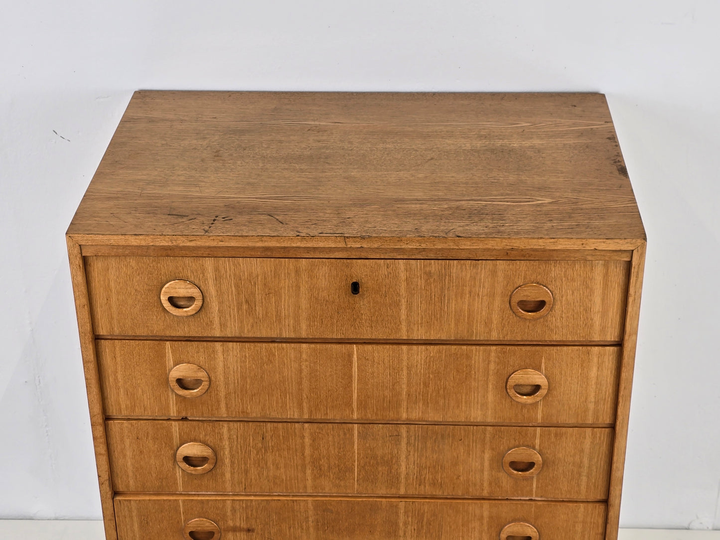 MUSTERRING KOMMODE schubladen sideboard holz vintage rüster mid century