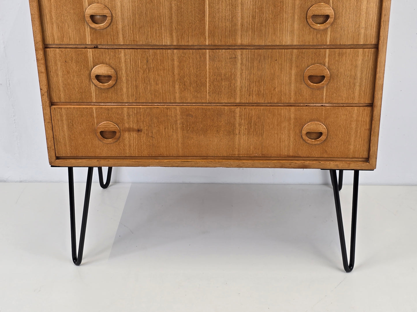 MUSTERRING KOMMODE schubladen sideboard holz vintage rüster mid century