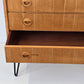 MUSTERRING KOMMODE schubladen sideboard holz vintage rüster mid century