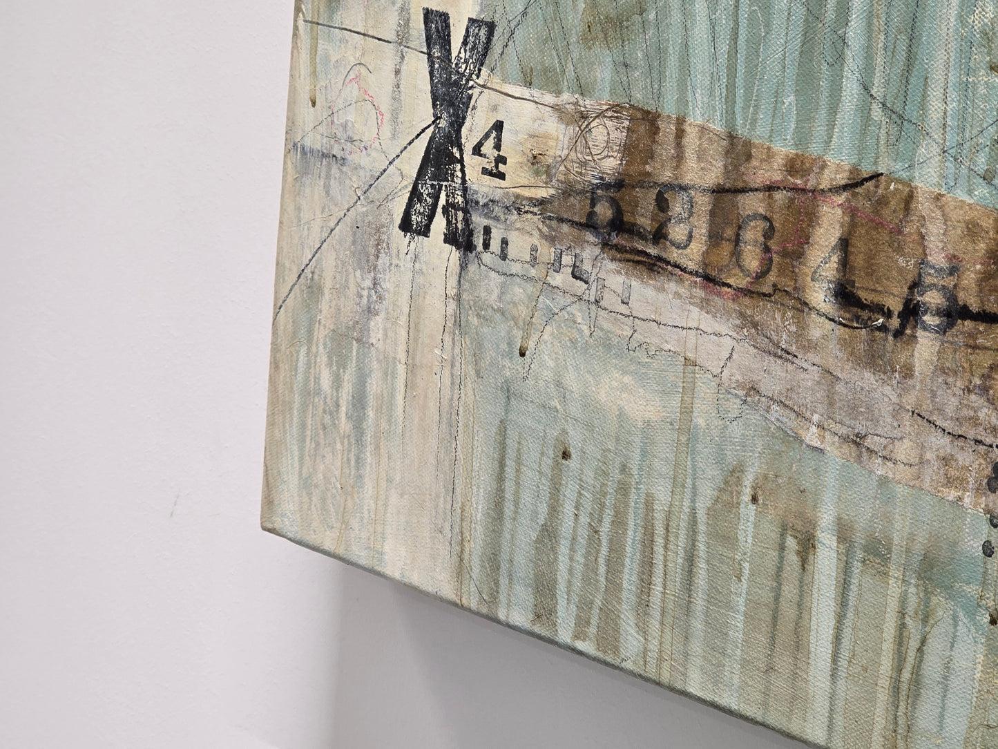 MARION FREYTAG GEMÄLDE kunst bild acryl 100x100 handsigniert