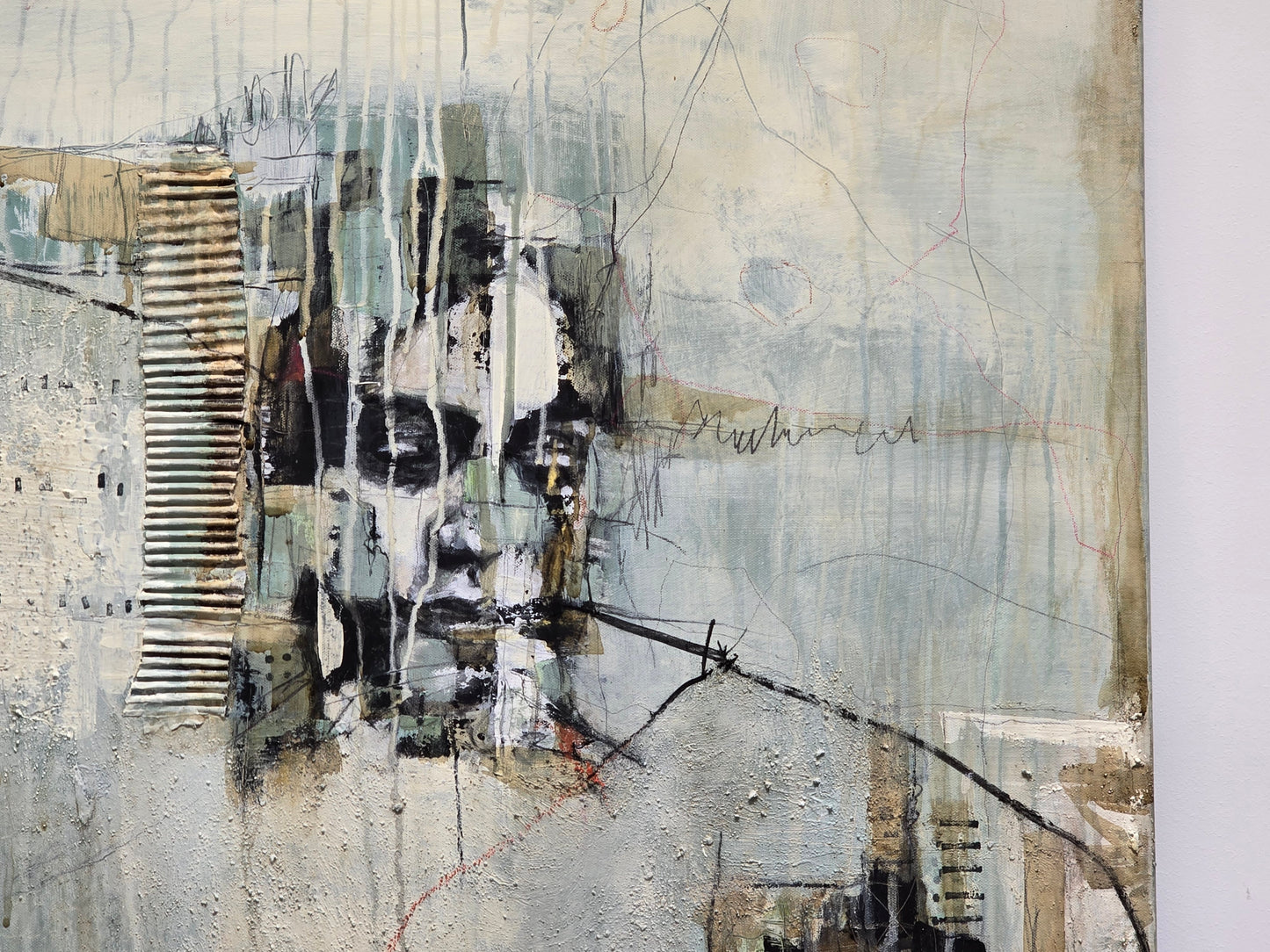 MARION FREYTAG GEMÄLDE kunst bild acryl 100x100 handsigniert