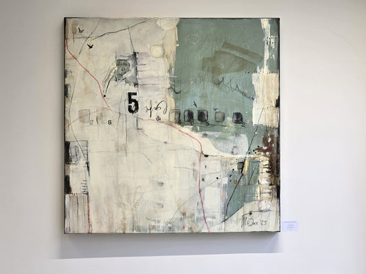 MARION FREYTAG GEMÄLDE kunst bild acryl 100x100 handsigniert