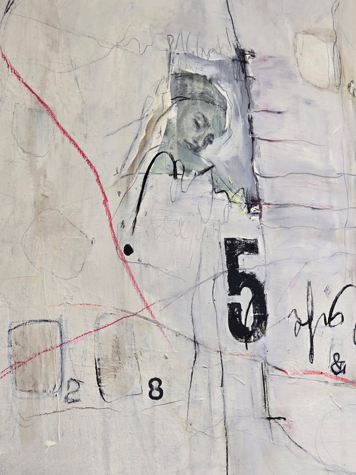 MARION FREYTAG GEMÄLDE kunst bild acryl 100x100 handsigniert