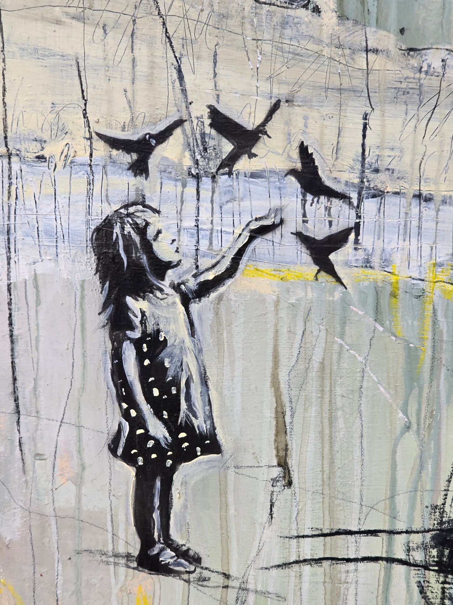 MARION FREYTAG GEMÄLDE kunst bild acryl 80x120 handsigniert