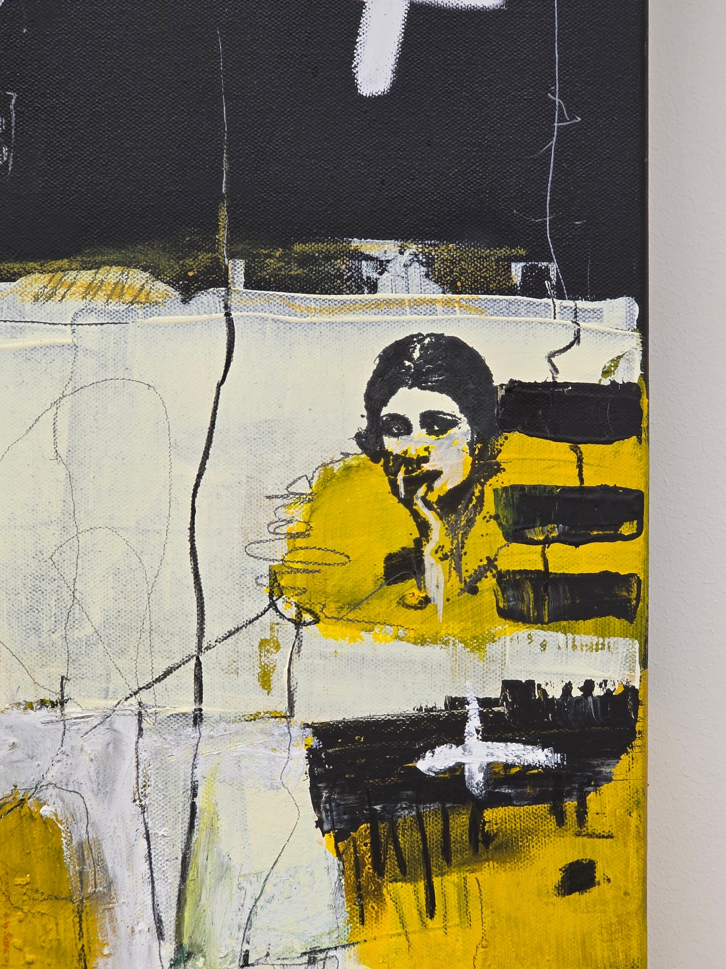 MARION FREYTAG GEMÄLDE kunst bild acryl 100x100 handsigniert