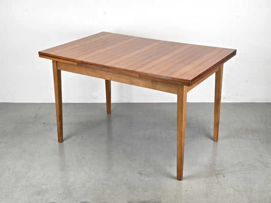 VINTAGE ESSTISCH nussbaum holz tisch küche schreibtisch esszimmer mid century