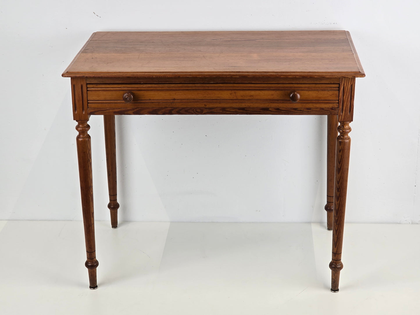 VINTAGE TISCH holz esstisch küche schreibtisch antik schublade weichholz