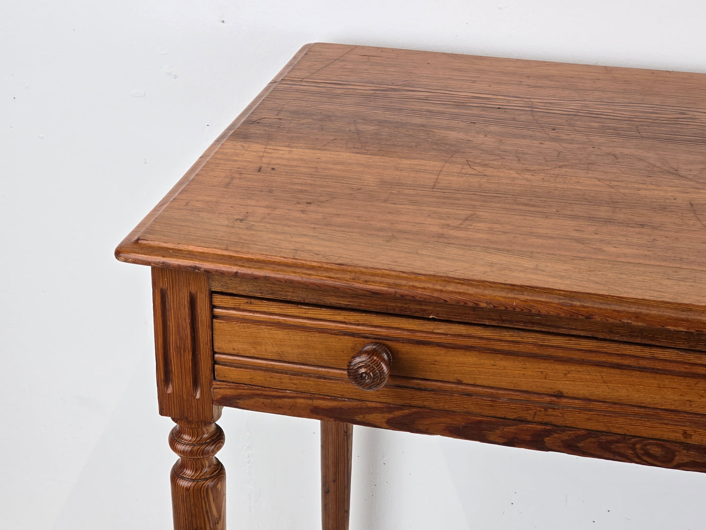 VINTAGE TISCH holz esstisch küche schreibtisch antik schublade weichholz