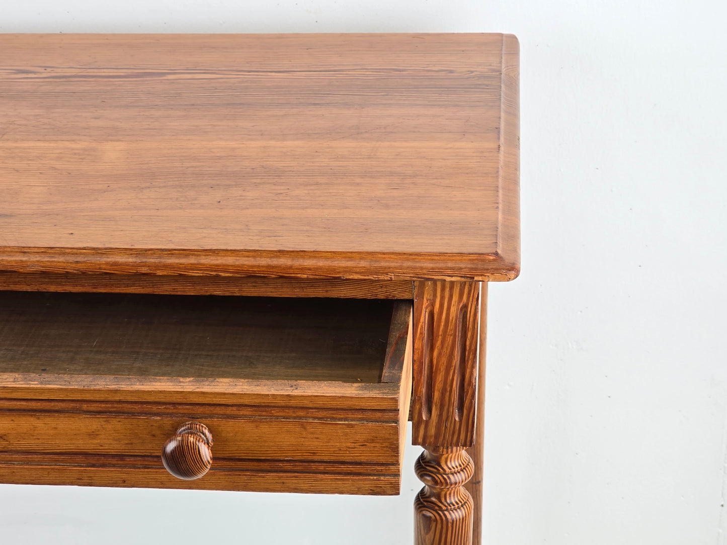 VINTAGE TISCH holz esstisch küche schreibtisch antik schublade weichholz