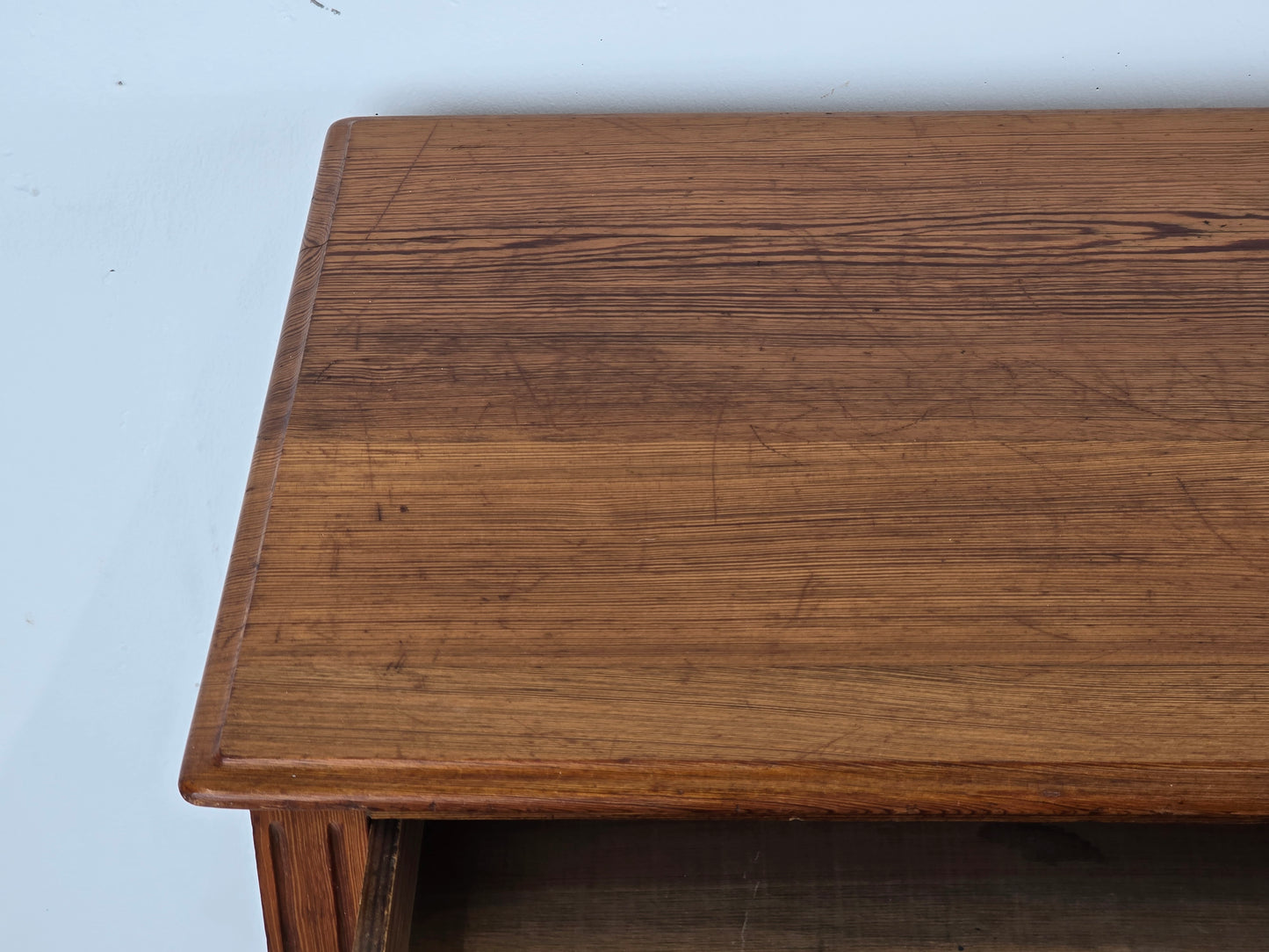 VINTAGE TISCH holz esstisch küche schreibtisch antik schublade weichholz