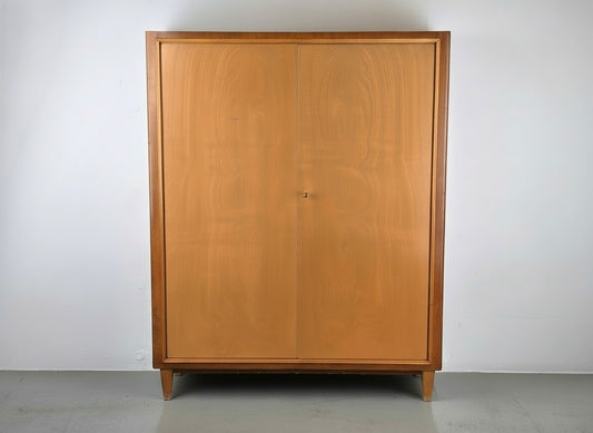 VINTAGE KLEIDERSCHRANK holz schrank Teak 1960er mid century