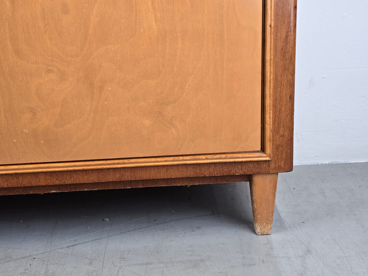 VINTAGE KLEIDERSCHRANK holz schrank Teak 1960er mid century