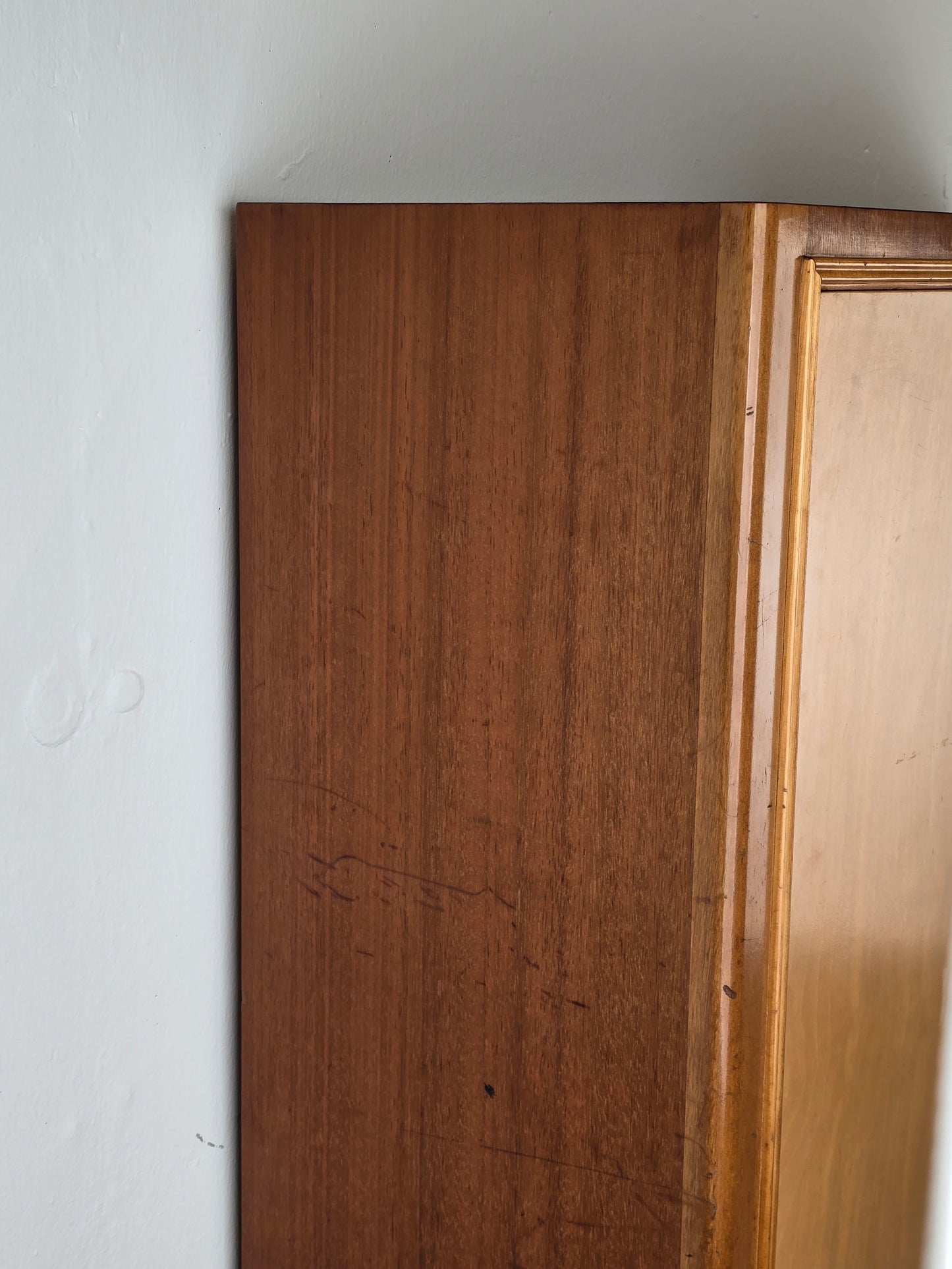 VINTAGE KLEIDERSCHRANK holz schrank Teak 1960er mid century