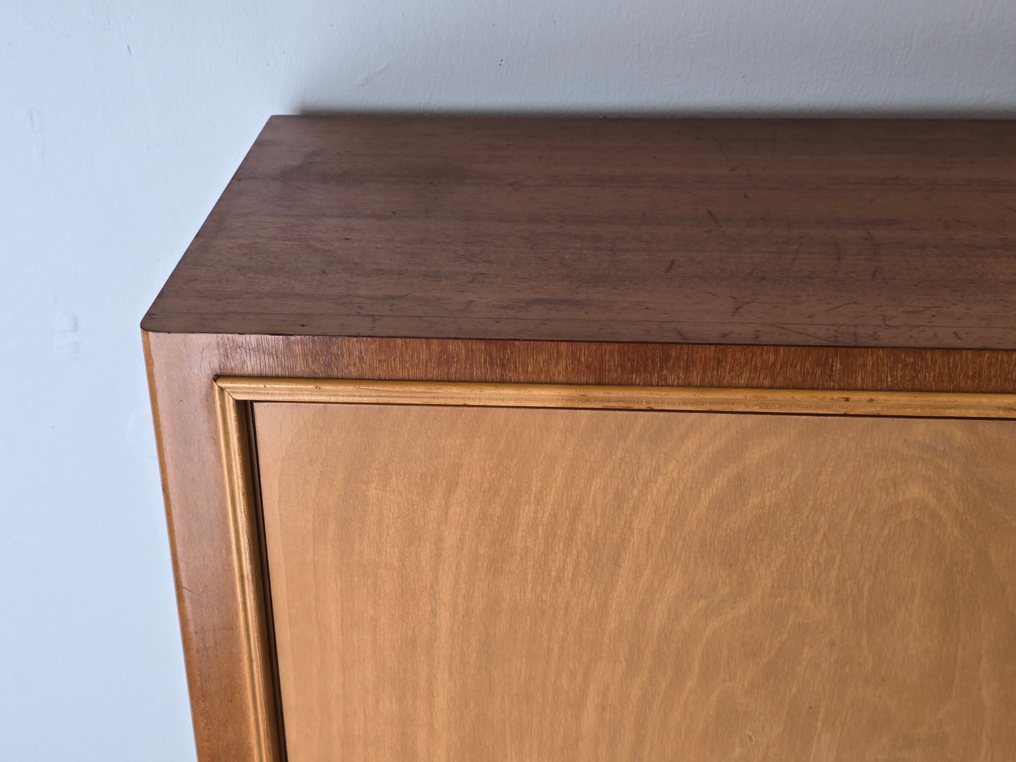 VINTAGE KLEIDERSCHRANK holz schrank Teak 1960er mid century