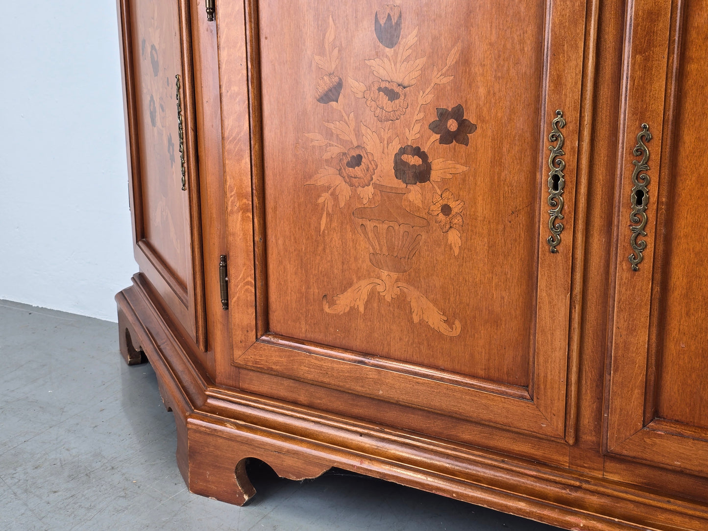 VINTAGE INTARSIEN SIDEBOARD kommode holz antik schubladen