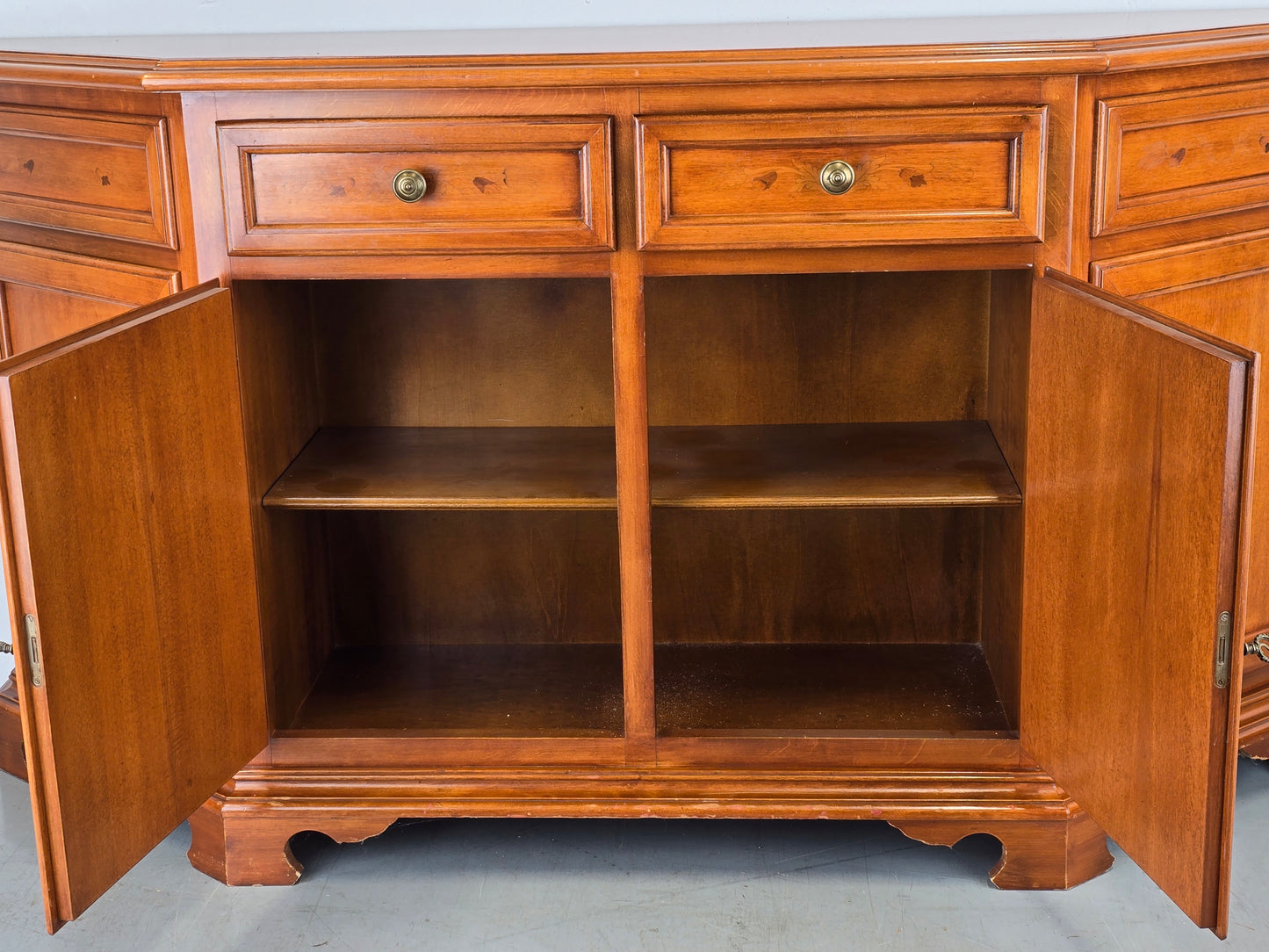 VINTAGE INTARSIEN SIDEBOARD kommode holz antik schubladen