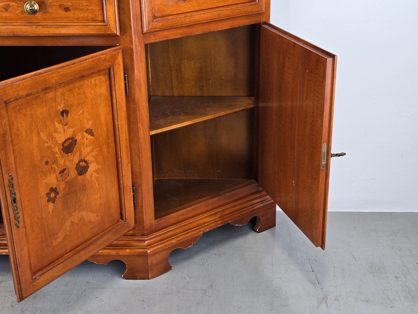 VINTAGE INTARSIEN SIDEBOARD kommode holz antik schubladen