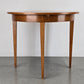 VINTAGE ESSTISCH rund ausziehbar küche esszimmer oval holz 1960er nuss