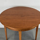 VINTAGE ESSTISCH rund ausziehbar küche esszimmer oval holz 1960er nuss