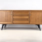 MID CENUTURY TEAK SIDEBOARD low tv board vintage dänish kommode