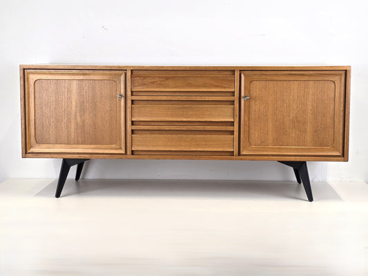 MID CENUTURY TEAK SIDEBOARD low tv board vintage dänish kommode
