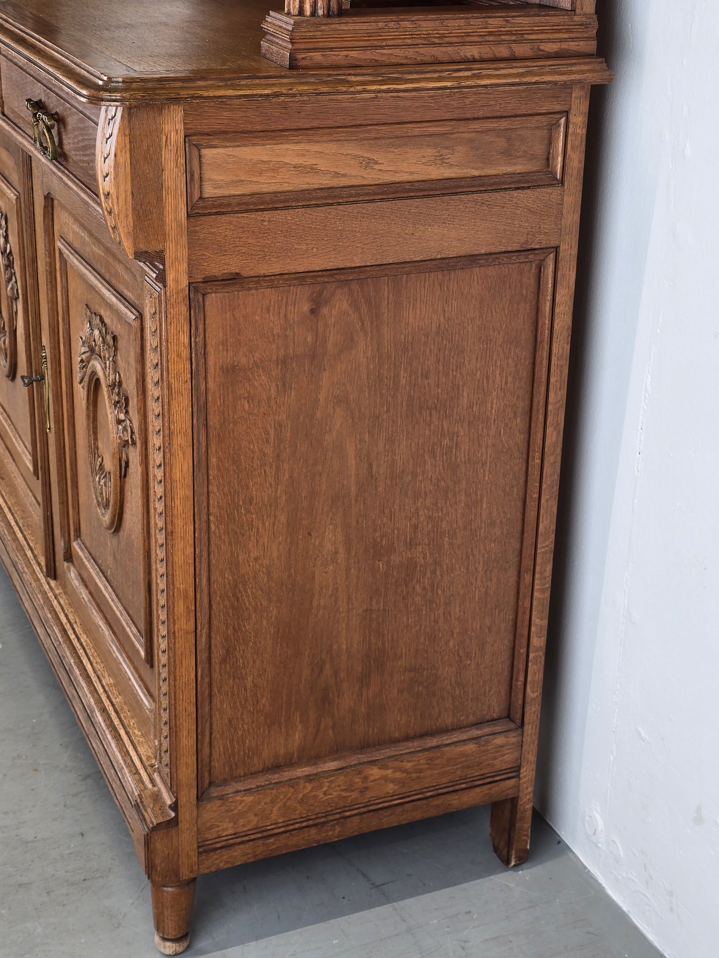 ANTIKES BÜFFET schrank buffet holz eiche vitrinenschrank küchen geschier