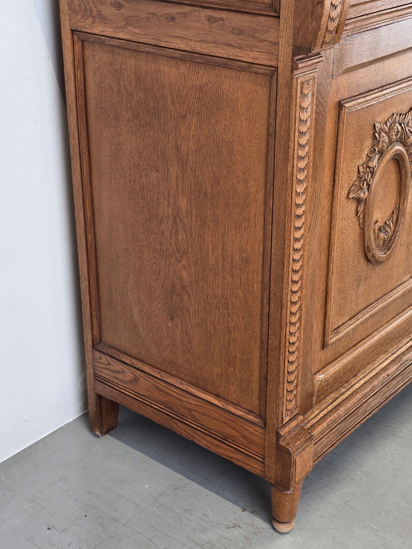 ANTIKES BÜFFET schrank buffet holz eiche vitrinenschrank küchen geschier