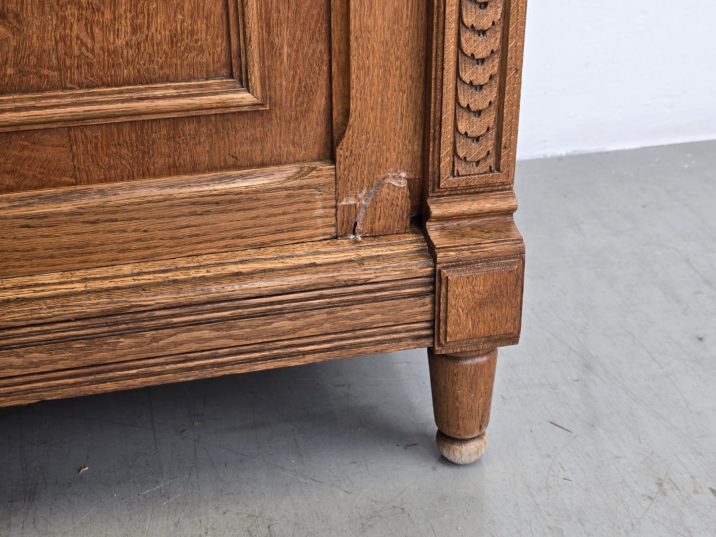 ANTIKES BÜFFET schrank buffet holz eiche vitrinenschrank küchen geschier