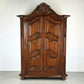VINTAGE KLEIDERSCHRANK schrank holz antik hochzeitsschrank dunkelbraun